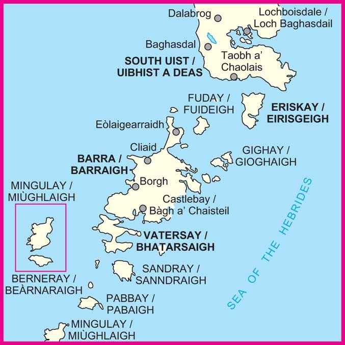 Ordnance Survey - Landranger Map 31 (1-50 000) Barra & South Uist ...