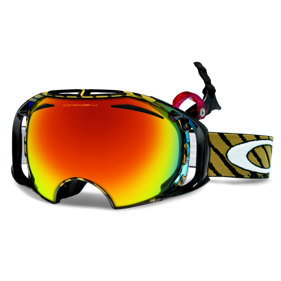 Oakley - Shaun White Signature Series Airbrake Snow Goggles - Highlight  Gold-Fire Iridium and Dark Grey Lenses - 57-424 | Countryside Ski & Climb
