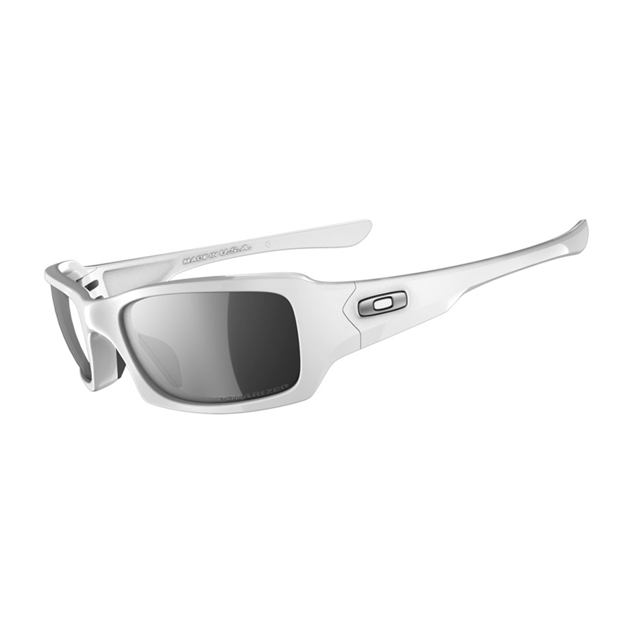 Oakley - Fives Squared - Polished White-Black Iridium Polarized |  Countryside Ski & Climb