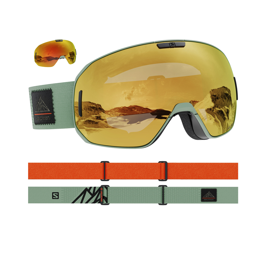 Salomon - S Max Ski (and Extra Lens) Olive Green-Solar Bronze | Countryside Ski & Climb