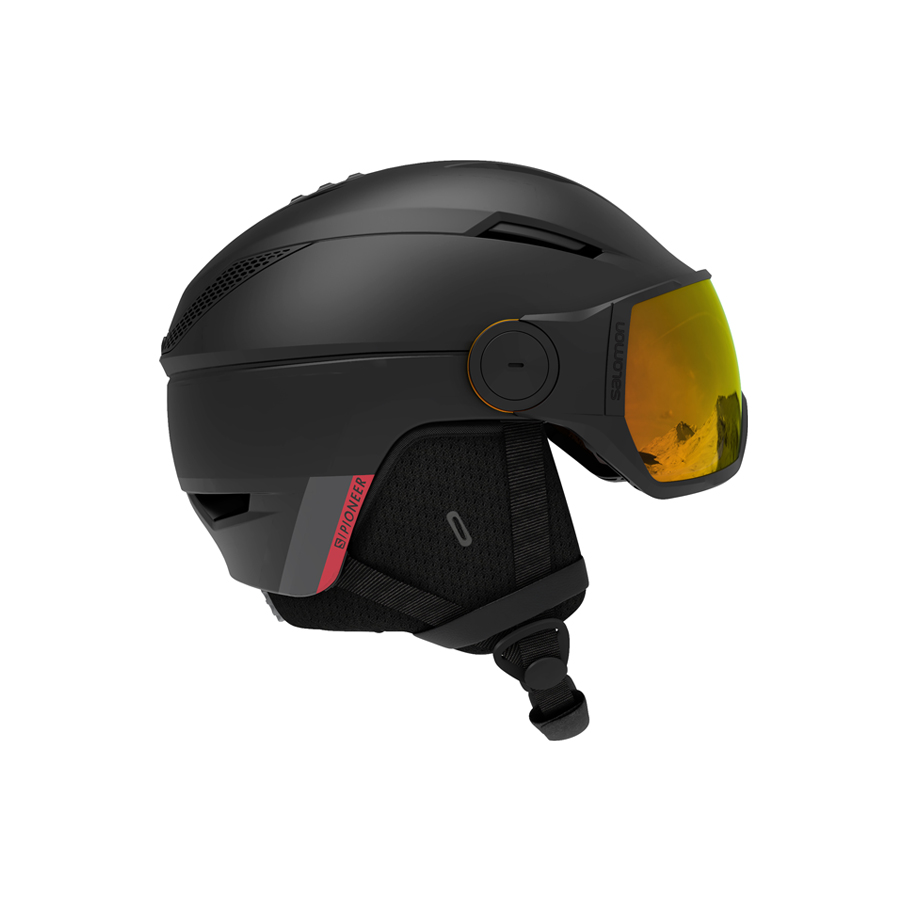 mens ski helmet with visor