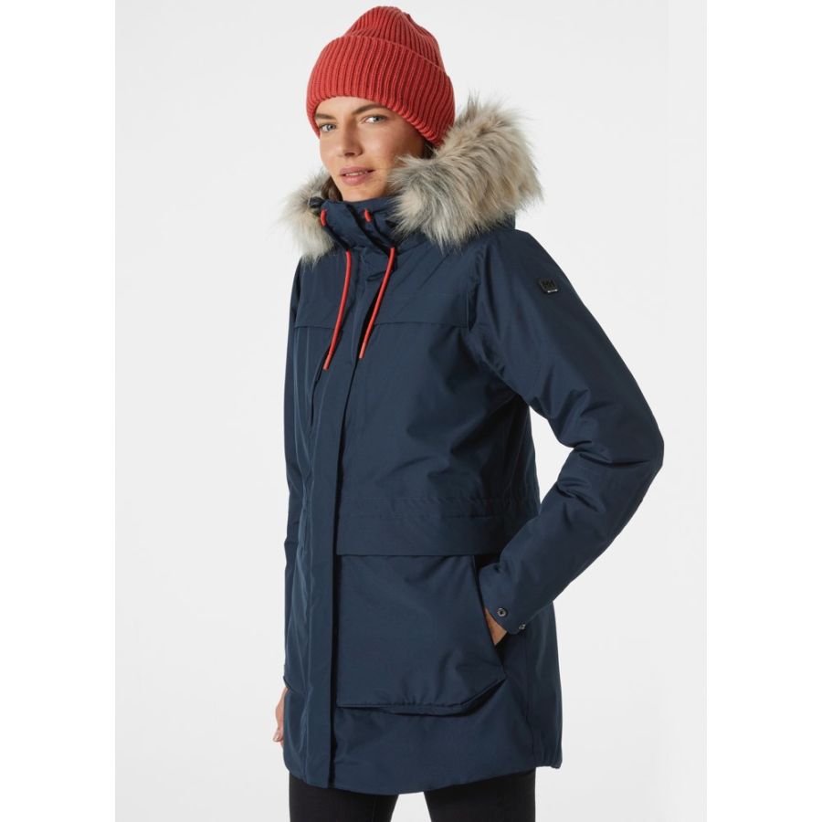 HH W COASTAL PARKA NAV 2