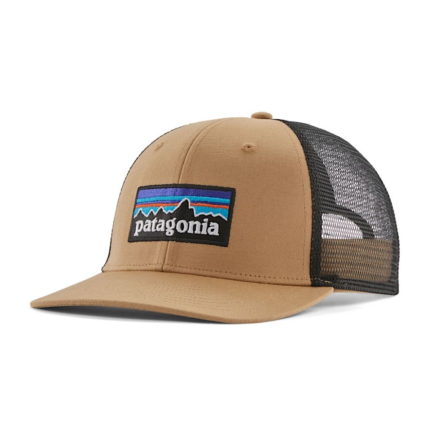 P6 LOGO TRUCKER CAP BRN