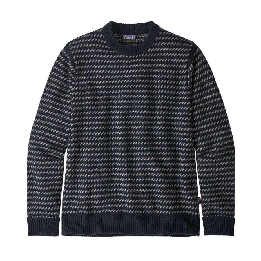 RECYCLED WOOL BLEND SWEATER NAV