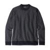 RECYCLED WOOL BLEND SWEATER NAV